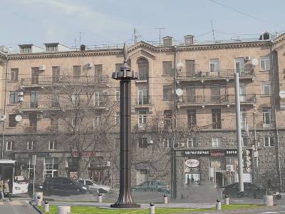Բաղրամյան պողոտայի կղզյակում տեղադրվելու է գեղարվեստական լուսավորության հենասյուն (ֆոտո)
