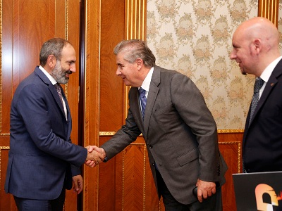 PM, Renco company CEO discuss new Armenia thermal power plant construction