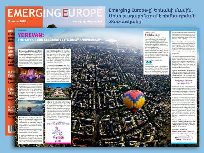 «Emerging Europe» ամսագիրը՝ Երեւանի մասին. Արեւի քաղաքը նշում է հիմնադրման 2800-ամյակը