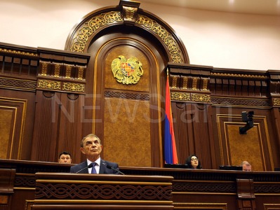 Armenia Parliament speaker to Cyprus colleague: Historical injustice has forced our peoples to rise up against evil