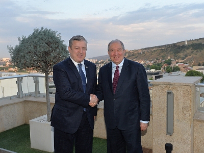 Armenian President and Georgian PM discuss cooperation prospects (PHOTOS)