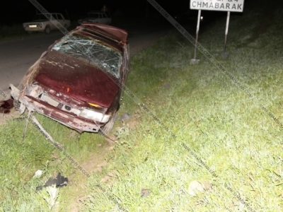 Car rolls over in Armenia, 1 soldier dead (PHOTOS)