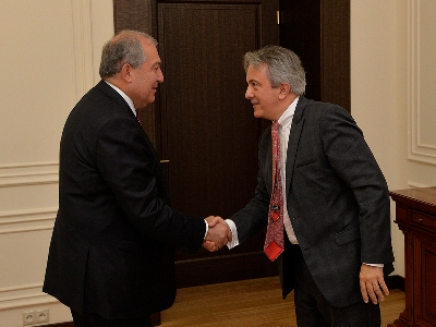 Armenian President, EBRD delegation discuss development of relations