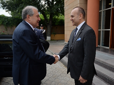 Armenia President visits Italy embassy (PHOTOS)
