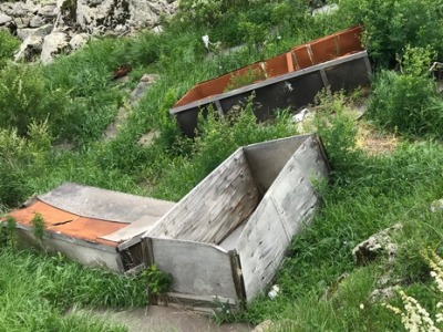 Դագաղներ Ախալքալաք-Նինոծմինդա ճանապարհին (Ֆոտո)