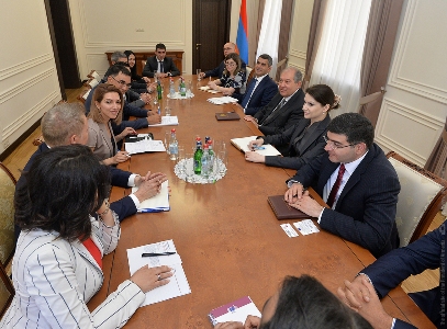 Նախագահն ընդունել է Հայաստանում Եվրոպական բիզնես ասոցիացիայի ներկայացուցիչներին