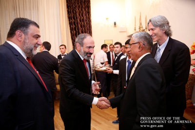 Փաշինյանը ներկա է գտնվել «Ավրորա» մրցանակի հանձնման պաշտոնական արարողությանը (ֆոտո)