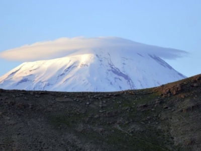 Արարատ լեռն այսօր «գլխարկ» է դրել (ֆոտո)