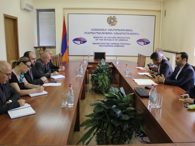 Էրիկ Գրիգորյանը Իրանի դեսպանի հետ քննարկել է Արաքս գետի ջրի որակի հարցը