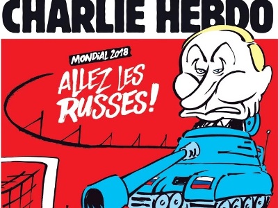 Charlie Hebdo вышел с провокационной карикатурой на Путина