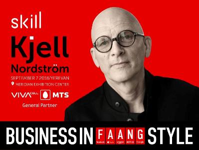 «Business in FAANG style». Կյել Նորդստրյոմը ելույթ կունենա հայաստանյան լսարանի առջեւ
