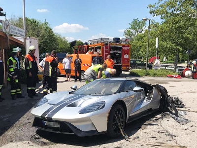 Սուպերքար Ford GT-ն առաջին ուղեւորության ժամանակ հրդեհվել է