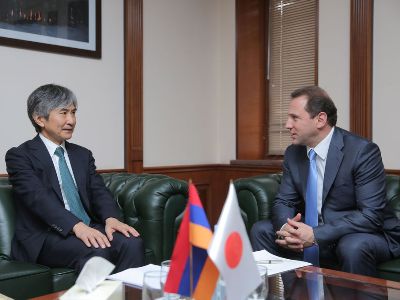 Դավիթ Տոնոյանն ու Ճապոնիայի դեսպանը պայմանավորվել են համագործակցել ականազերծման ոլորտում