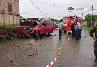 Russian soldier dies in Gyumri road accident