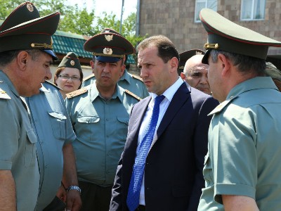 Armenian Defense Minister's son joins army