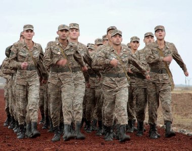 «Жаманак»: Перед отбытием на посты военнослужащие собирают деньги на покупку продуктов питания