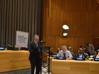 Armenia FM addresses at UN High-level Political Forum on Sustainable Development