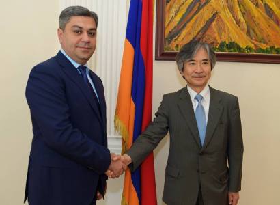 Armenian national security boss, Japanese ambassador discuss cooperation between special agencies