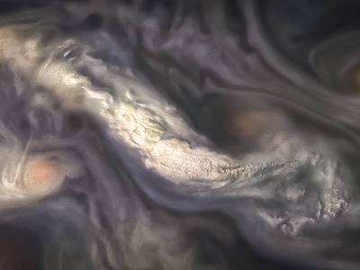 NASA показало необычные облака на Юпитере