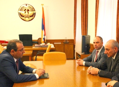 Bako Sahakyan, Artsvik Minasyan discuss economic cooperation