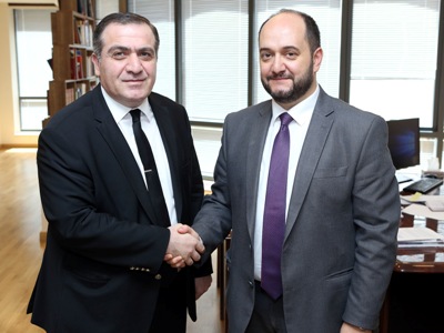 ԿԳ նախարարը Վրաստանի դեսպանի հետ քննարկել է Վրաստանի հայկական դպրոցները հայոց լեզվի դասագրքերով ապահովելու հարցը