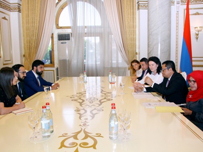 Տիգրան Ավինյանը Ինդոնեզիայի Խորհրդատվական պալատի փոխնախագահի հետ քննարկել է տուրիզմի զարգացման հարցը