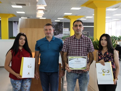 Beeline-ի «Բի Ին Ռոումինգ» խաղարկության հաղթողները ստացան իրենց մրցանակները