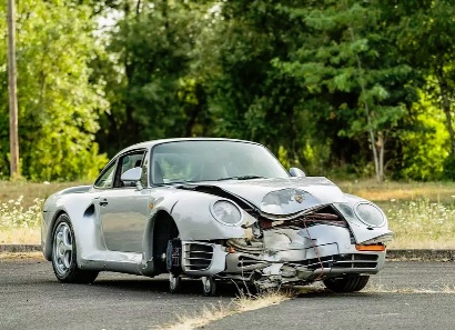 Разбитый Porsche 959 продадут на аукционе за полмиллиона долларов