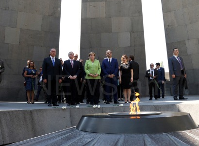 Merkel: We remember 1915 terrible events against Armenian people