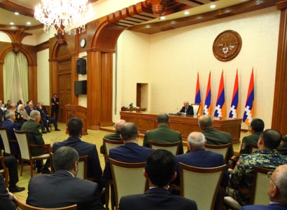 Արցախի նախագահի նստավայրում տեղի է ունեցել պարգեւատրման հանդիսավոր արարողություն. Անկախության օրվա առթիվ