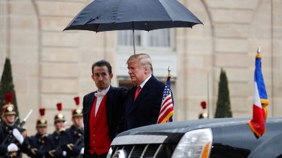 Churchill's grandson criticizes Trump for not visiting French military cemetery