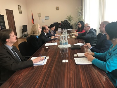 US embassy officials discuss elections assistance with Armenia's Central Electoral Commission
