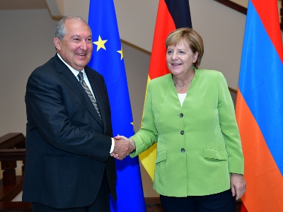 Armenia president to meet with Angela Merkel