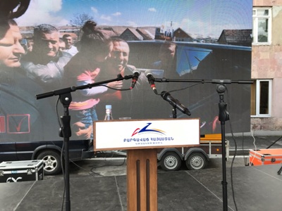 Prosperous Armenia Party campaigns in Aragatsotn Province (PHOTOS)