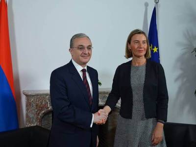 EU’s Mogherini, acting Armenia FM discuss parliamentary elections in Armenia