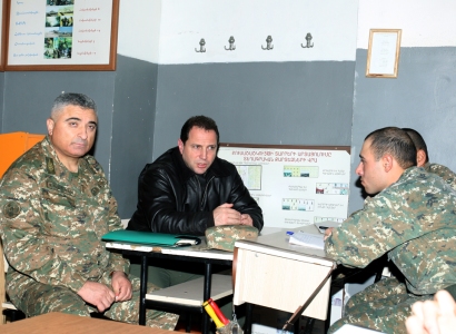 Acting Defense Minister visits one of military training units of Armenia's Armed Forces