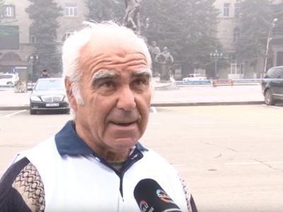 Житель Армении прошел босиком из Гюмри до Степанакерта и обратно