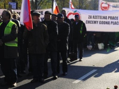 В Польше протестуют возмущенные фермеры