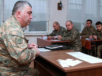 В Армии обороны Арцаха проходят итоговые проверки