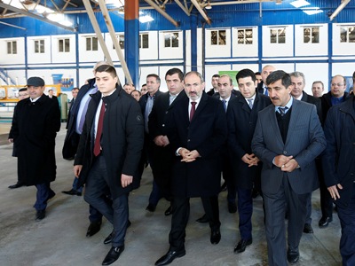 Նիկոլ Փաշինյանը ներկա է գտնվել Վանաձորում կոմպոզիտային գազաբալոնների արտադրության գործարանի բացմանը