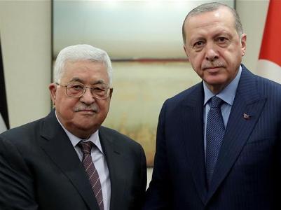 Turkish, Palestinian presidents talk over phone
