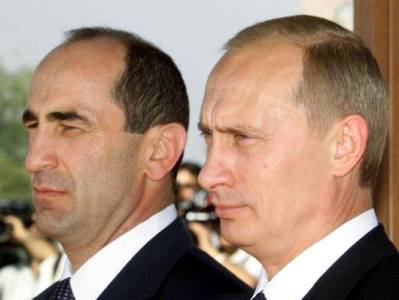 Վլադիմիր Պուտինը շնորհավորել է Ռոբերտ Քոչարյանին Նոր տարվա եւ Սուրբ ծննդյան տոների առթիվ