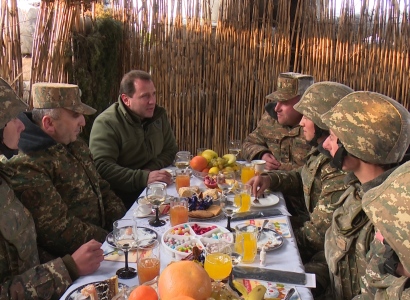 Armenia Defense Minister, Defense Army Commander visit Artsakh military units (PHOTOS)