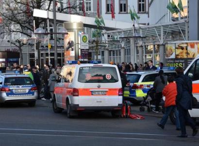 At least 4 injured as man drove into group of people in Germany