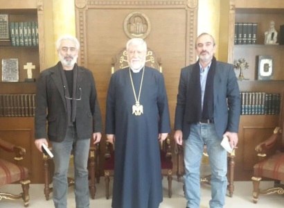 Ժիրայր Սեֆիլյանը հանդիպել է Արամ Առաջին կաթողիկոսի հետ