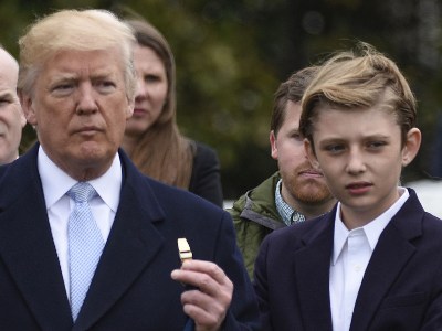Трамп повредил руку во время игры с сыном