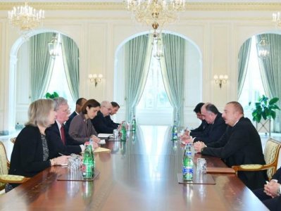 US national security adviser, Azerbaijan president discuss Karabakh conflict