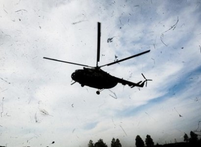 В Стамбуле упал военный вертолет
