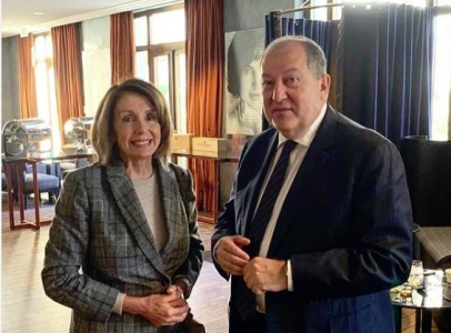 Armenia president invites Nancy Pelosi to visit Armenia