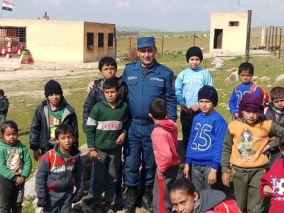 Center for Humanitarian Demining & Expertise director visits Armenian specialists in Syria